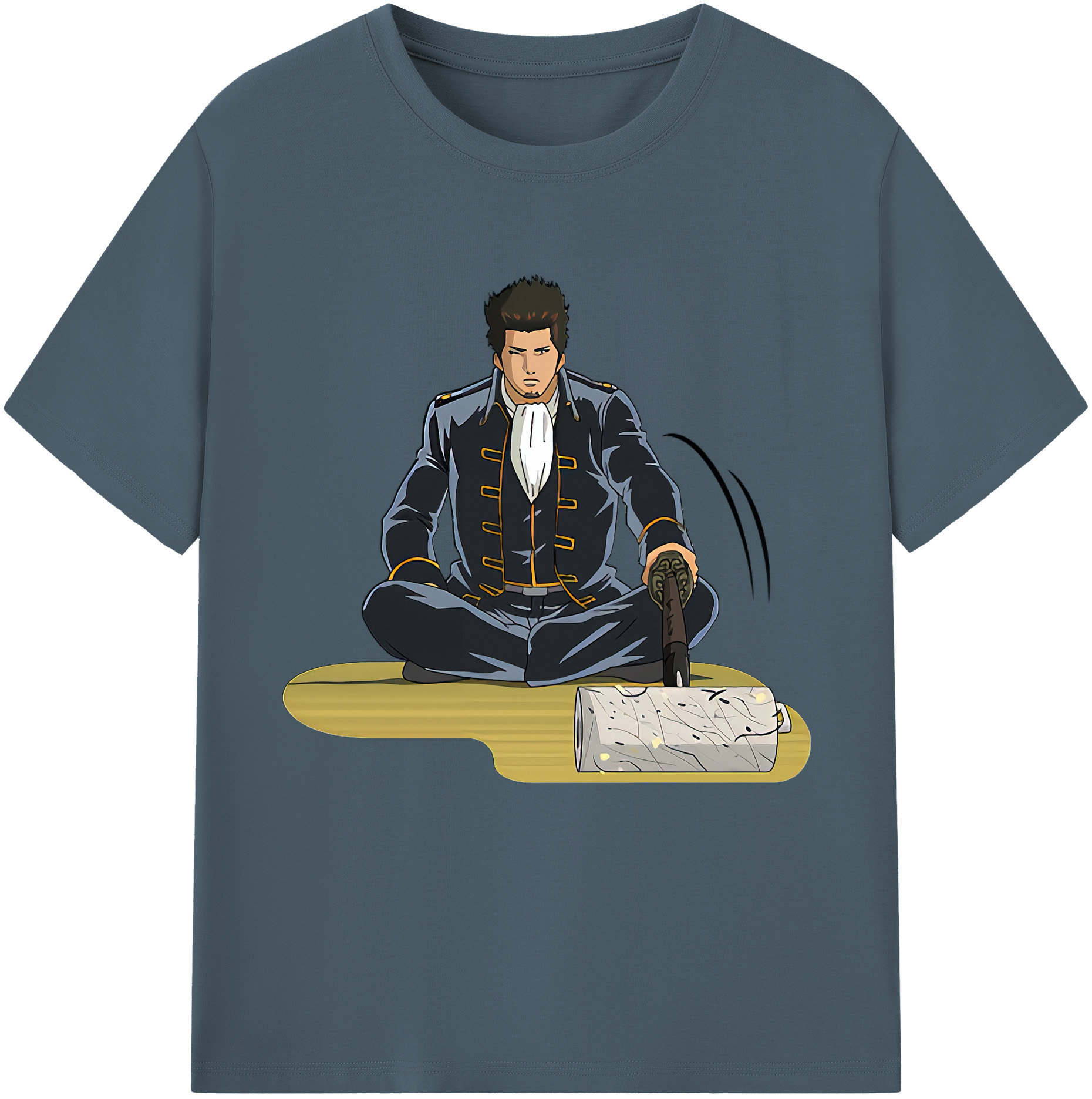 （画像用） ぎんたま 坂田銀時（さかたぎんとき） 神楽 志村新八（しむら しんぱち） GINTAMA Sakata Gintoki Kagura Shimura Shinpachi 綿100％半袖Tシャツ（フロントプリント）